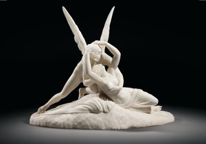 Psyche von Cupidos Kuss erweckt, ca. 1860 von Antonio (after) Canova