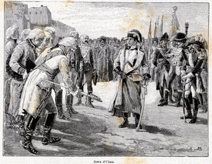 Napoleon Bonaparte, siegreich in der Schlacht von Ulm am 20. Oktober