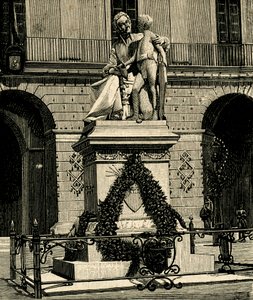 Denkmal für Francesca Capece (1769-1848), von Antonio Bortone (1844-1938), Maglie, Apulien, Italien