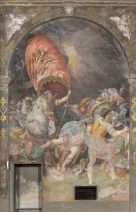 Die Bekehrung des Heiligen Paulus (Fresko) von Antonio Campi