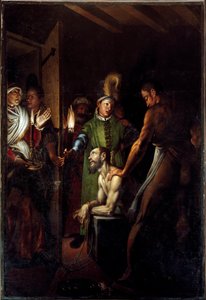 Die Enthauptung von Johannes dem Täufer. Gemälde von Antonio Campi (1524-1587) ca. 1571 Kirche San Paolo Converso in Mailand