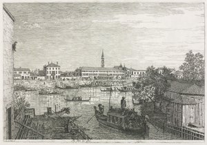 Ansichten: Der Hafen von Dolo, 1735-1746