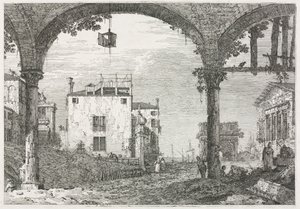 Ansichten: Das Portikus mit der Laterne, 1735-1746