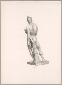 Ajax, Rückansicht, aus Oeuvre de Canova