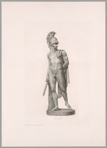Ettore, Vorderansicht, aus Oeuvre de Canova