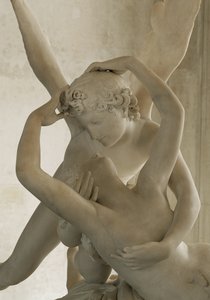 Psyche wird durch den Kuss von Amor wiederbelebt von Antonio Canova