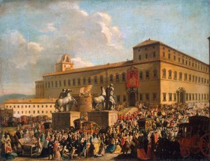 Fest vor dem Quirinalspalast, 1767