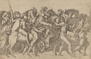 Eine römische Armee auf dem Marsch - Truppenkonvoi