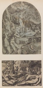 Venus und Nymphen beim Baden von Antonio Fantuzzi