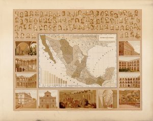 Atlas pintoresco e histórico de los Estados Unidos Mexicanos von Antonio García Cubas