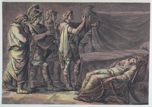 Nero findet den Körper seiner Mutter, Agrippina