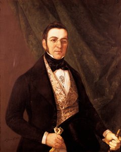 Porträt von Manuel Breton de los Harreros (1796-1873), spanischer Dichter und Dramatiker
