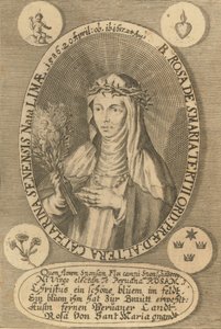 Heilige Rosa von Lima, 1668