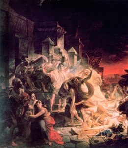 Der letzte Tag von Pompeji (Detail), 1833