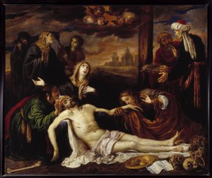 Kreuzabnahme oder Pieta von Antonio Pereda y Salgado