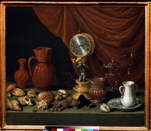 Stillleben mit Uhr