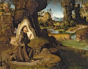 Der heilige Franziskus empfängt die Stigmata