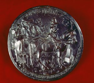 Medaille mit Darstellung von John Paleologus VIII (gest. 1448)