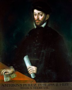 Porträt von Antonio PEREZ (1540-1611). Spanischer Politiker und Sekretär von Philipp II. Gemälde von Antonio PONZ (1725-1792)