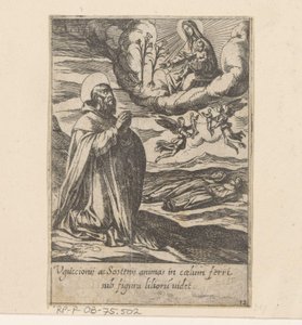 Der heilige Philippus betet für die Seelen zweier Brüder von Antonio Tempesta