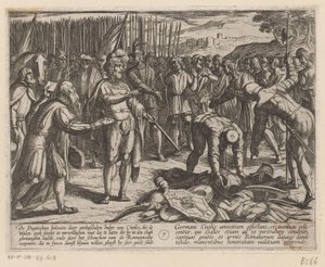 Deutsche Gesandte besuchen Julius Civilis von Antonio Tempesta