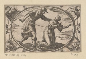 Die heilige Columbina, Tochter des heiligen Austerius