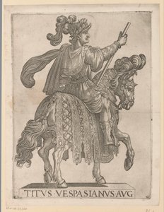 Kaiser Titus zu Pferd von Antonio Tempesta