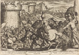 Der Tod von Abimelech von Antonio Tempesta