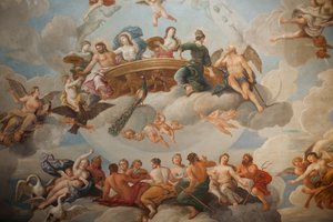 Die Königstreppe Decke von Antonio Verrio