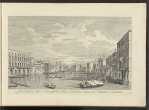 Ansicht des Canal Grande in Venedig