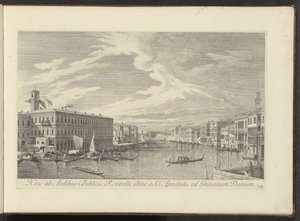 Ansicht des Canal Grande in Venedig