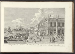 Ecke des Markusplatzes mit der Biblioteca Marciana