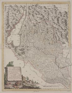Die Region Verona mit dem Bezirk Cologna, 1783