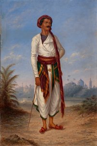 Hindu-Mann, ca. 1893 von Antonio Zeno Shindler
