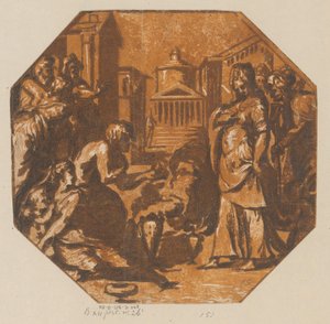 Psyche als Göttin vom Volk verehrt von Antonio da Trento