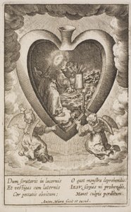 Cor Jesu amanti sacrum von Antonius Wierix