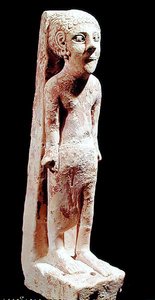 Statuette mit ägyptischem Einfluss, aus Amman, 900-500 v. Chr. von Arabic School