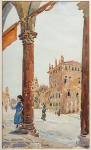 Platz in Carpi von Arcangelo Salvarani