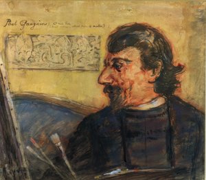 Porträt von Paul Gauguin