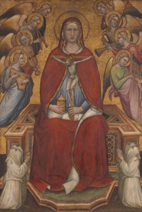 Heilige Maria Magdalena hält ein Kruzifix, ca. 1395-1400 von Aretino Luca Spinello or Spinelli