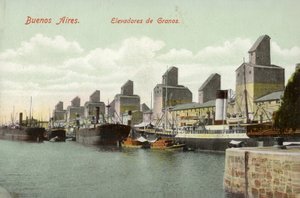 Getreidesilos, Buenos Aires, Argentinien