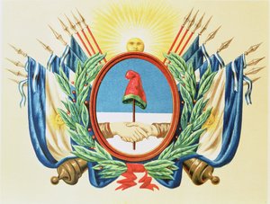 Schild der Konföderation von Argentinien