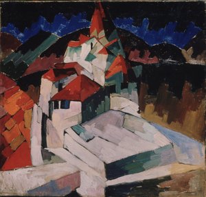 Kirche in Kislowodsk von Aristarkh Vasilievic Lentulov