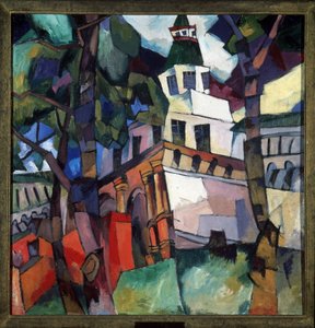 Das Tor des Neuen Jerusalemer Klosters von Aristarkh Vasilievic Lentulov