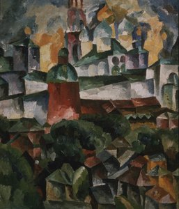 Landschaft mit dem Dreifaltigkeits-Sergius-Kloster, 1920