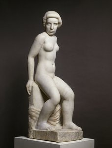 Nacktes Mädchen und Drapierung von Aristide Maillol