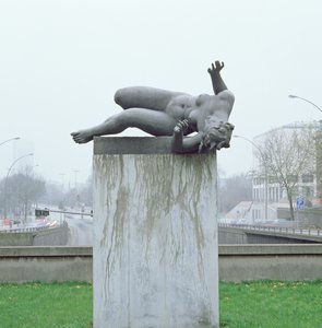 Der Fluss (La rivière étendue), 1939-43 (Blei) von Aristide Maillol