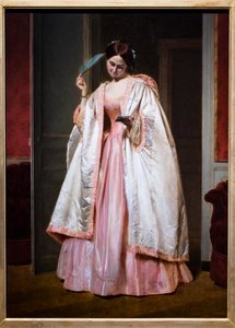 Junges Mädchen liest einen Brief, ca. 1851