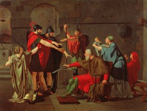 Der Schwur der Horatier, 1791 von Armand Charles Caraffe