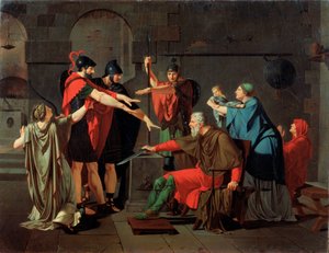 Der Schwur der Horatier, 1791 von Armand Charles Caraffe